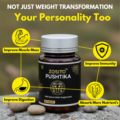 Pushtika: Healthy Weight Gain & Muscle Building Capsules