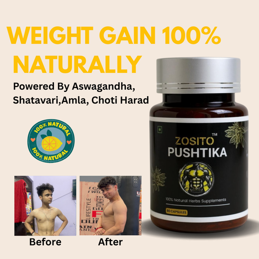 Pushtika: Healthy Weight Gain & Muscle Building Capsules